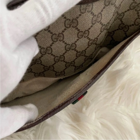Gucci Beige and Dark Brown Shoulder Bag - Picture 9 of 16